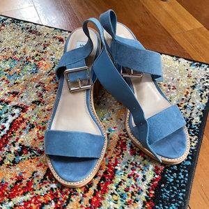 Blue Strappy Steve Madden Sandal Heels